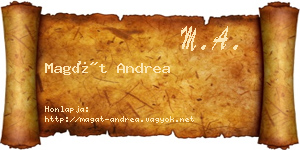 Magát Andrea névjegykártya